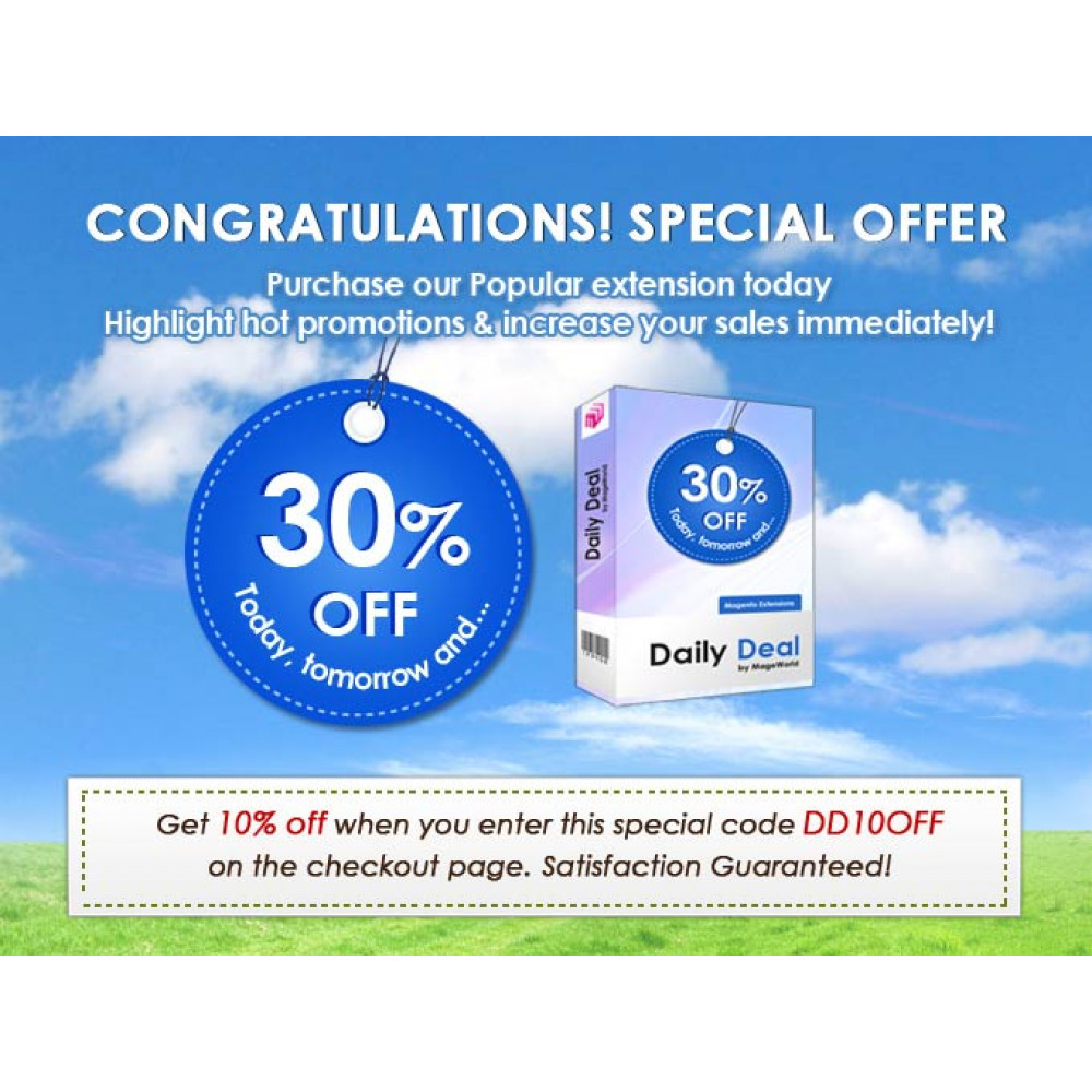 Magento Daily Deal Extension