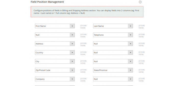 Field Position Management