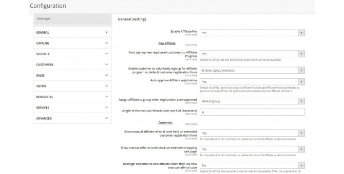 General Settings