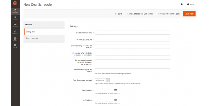 New Deal Scheduler