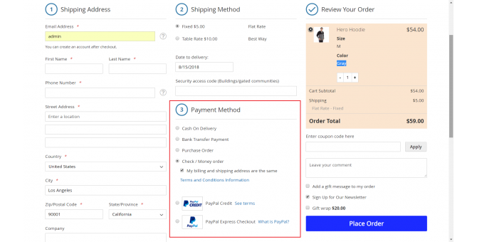 Payment Method