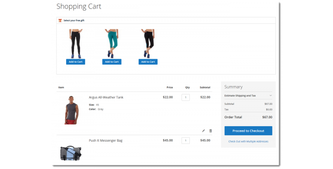 Proceed To Checkout Cart 