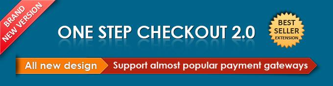 Edit your checkout process more easily with our newest One Step CheckOut version