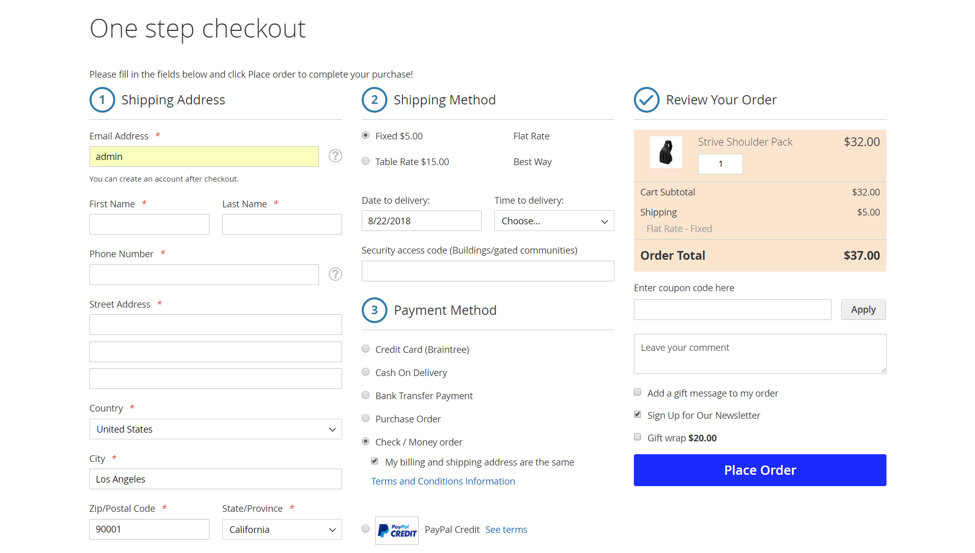 Best Magento 2 One Step Checkout Extensions