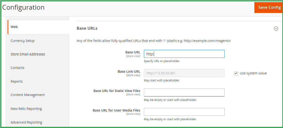 Set up content delivery network