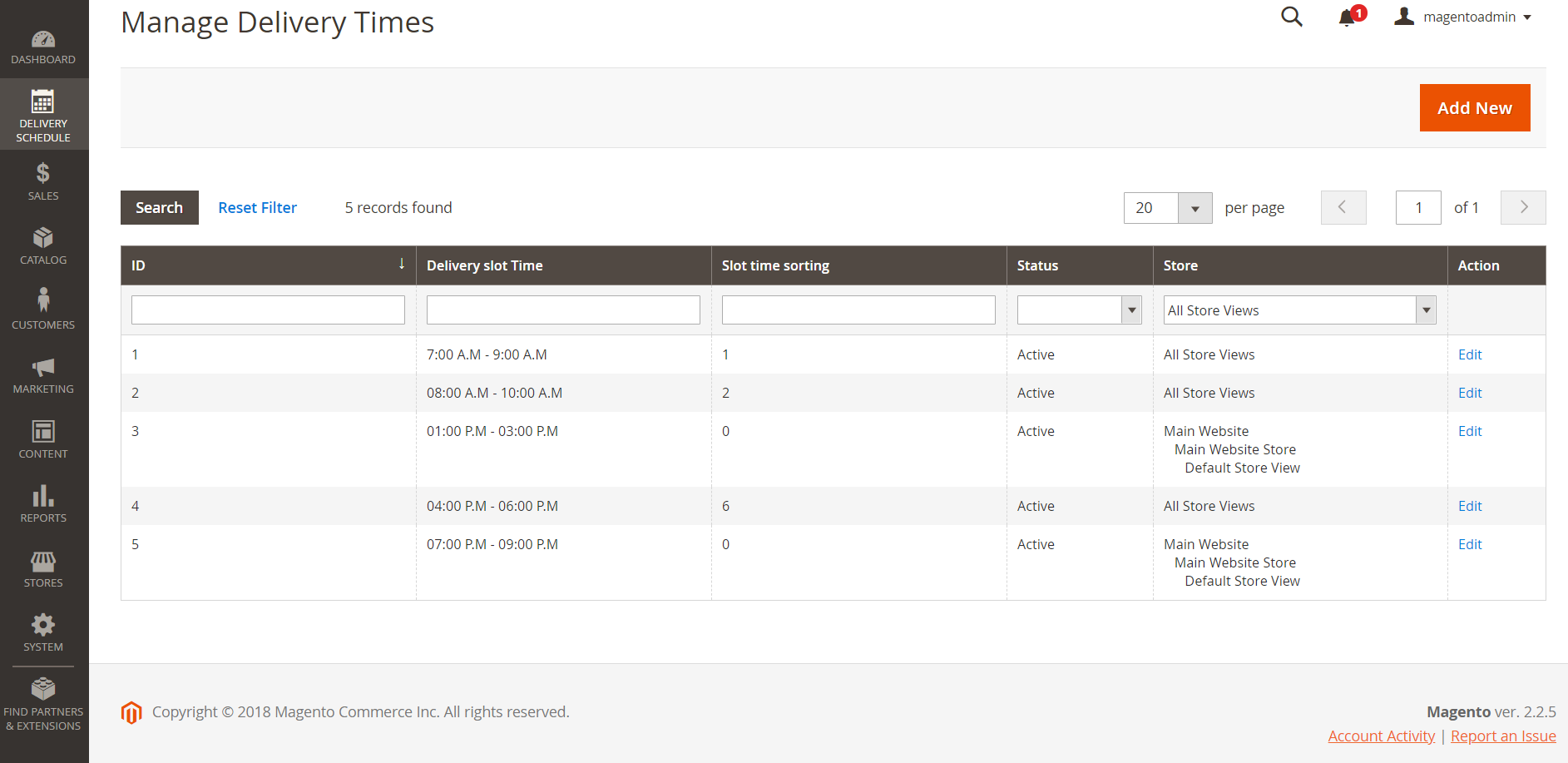 Different time ranges to delivery for Magento 2 Advanced Delivery Schedule Different time ranges to delivery for Magento 2 Advanced Delivery Schedule
