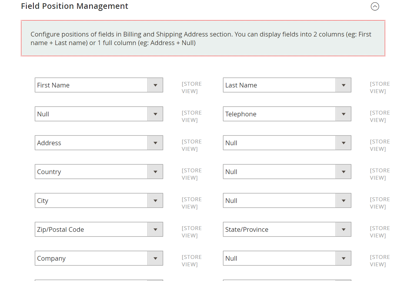 Manage checkout fields display for Magento 2 one step checkout Manage checkout fields display for Magento 2 one step checkout