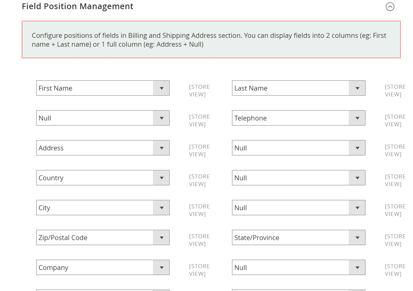 Manage checkout fields display for Magento 2 one step checkout