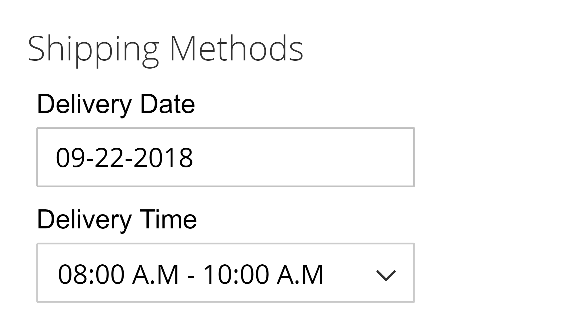 Pre-select delivery date and time for Magento 2 Advanced Delivery Schedule Pre-select delivery date and time for Magento 2 Advanced Delivery Schedule
