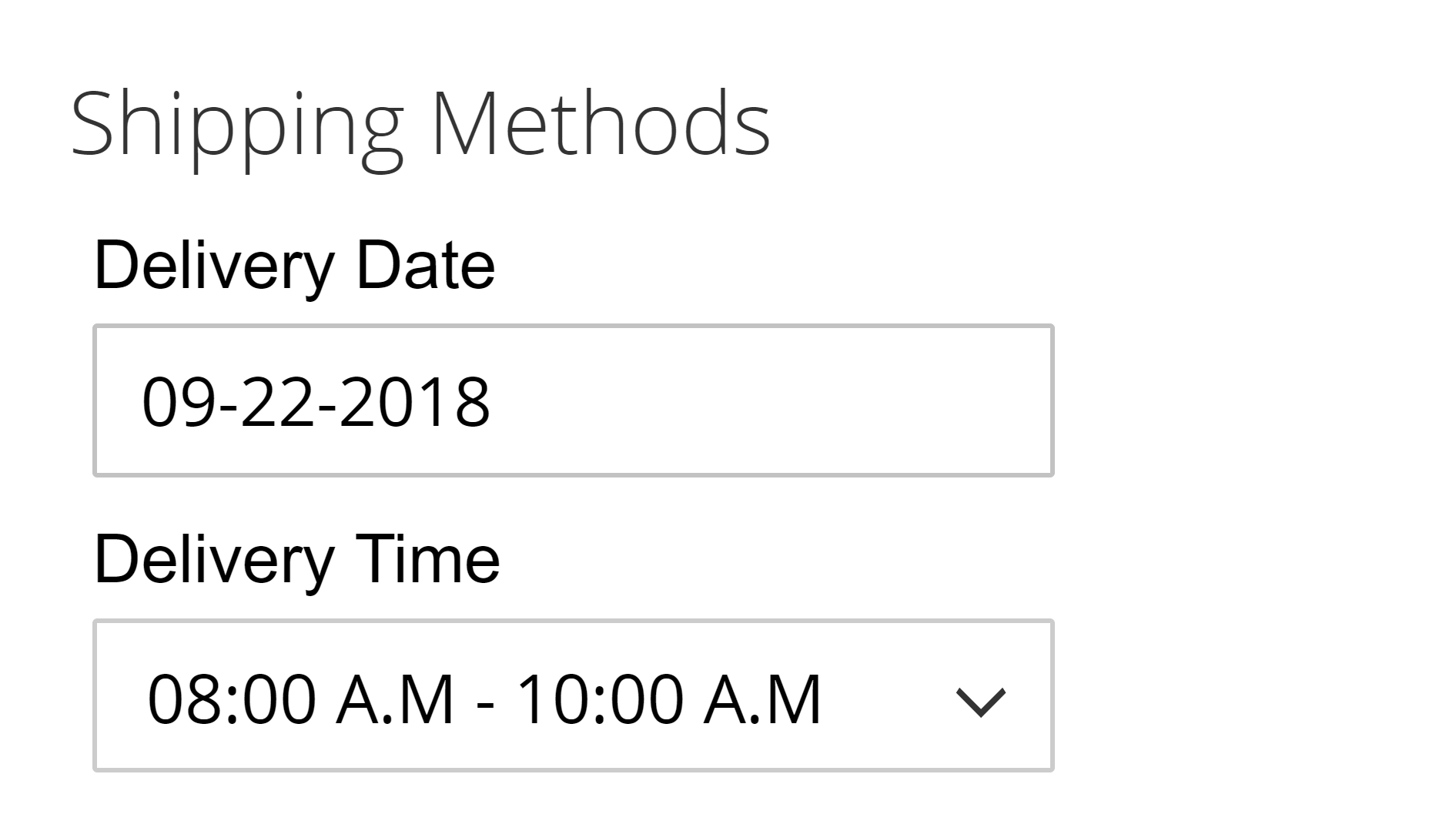 Pre-select delivery date and time for Magento 2 Advanced Delivery Schedule