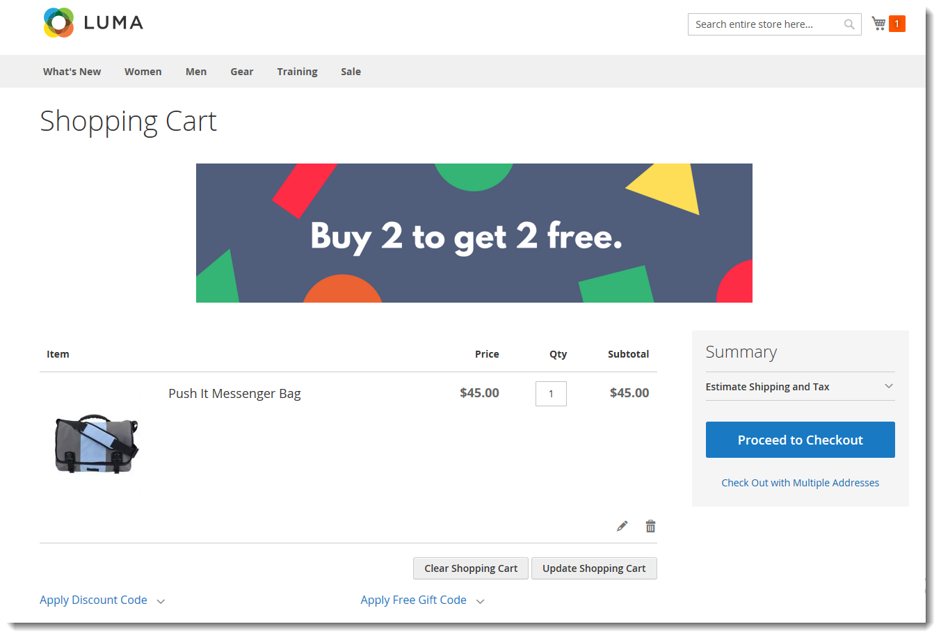 Up-sales with other promotion banners for Magento 2 Free Gift Up-sales with other promotion banners for Magento 2 Free Gift